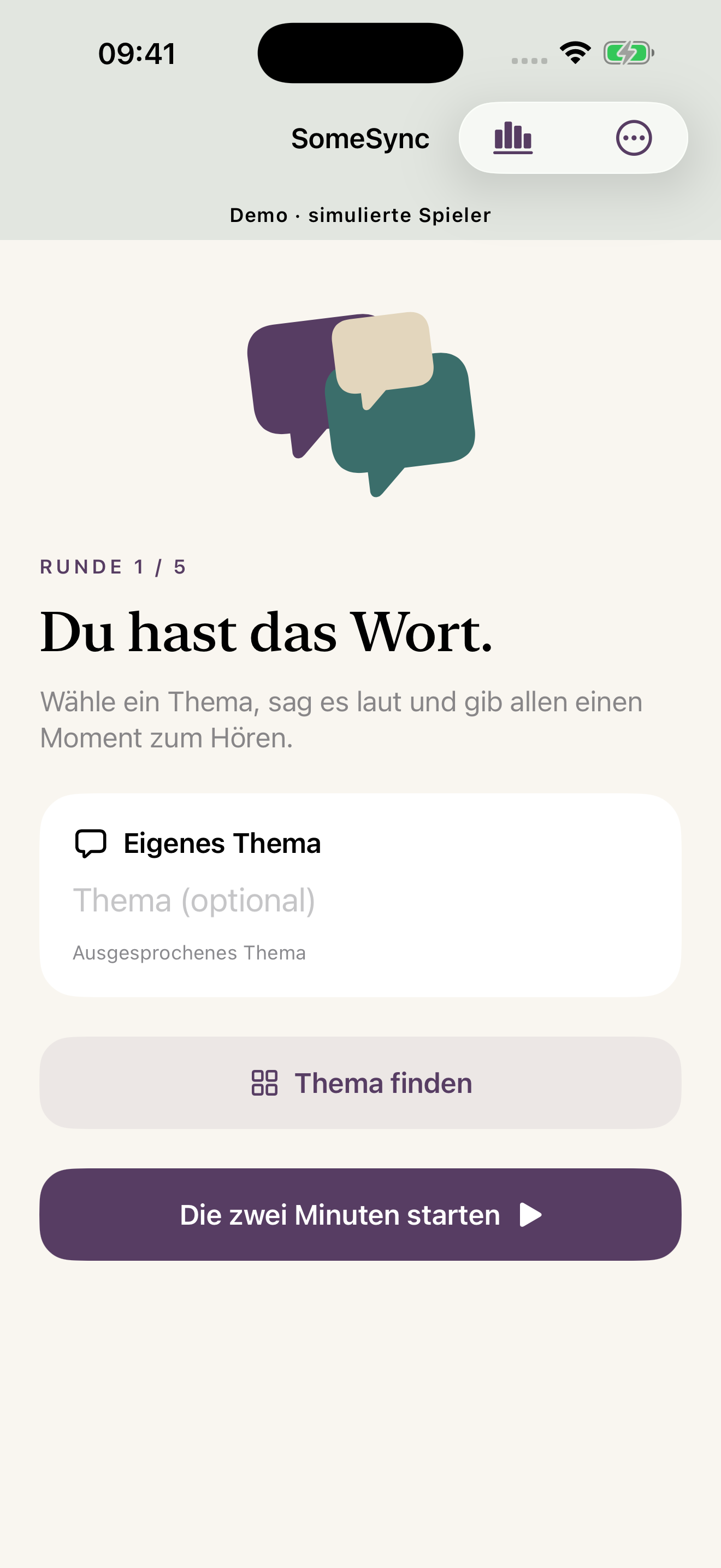 Thema wählen