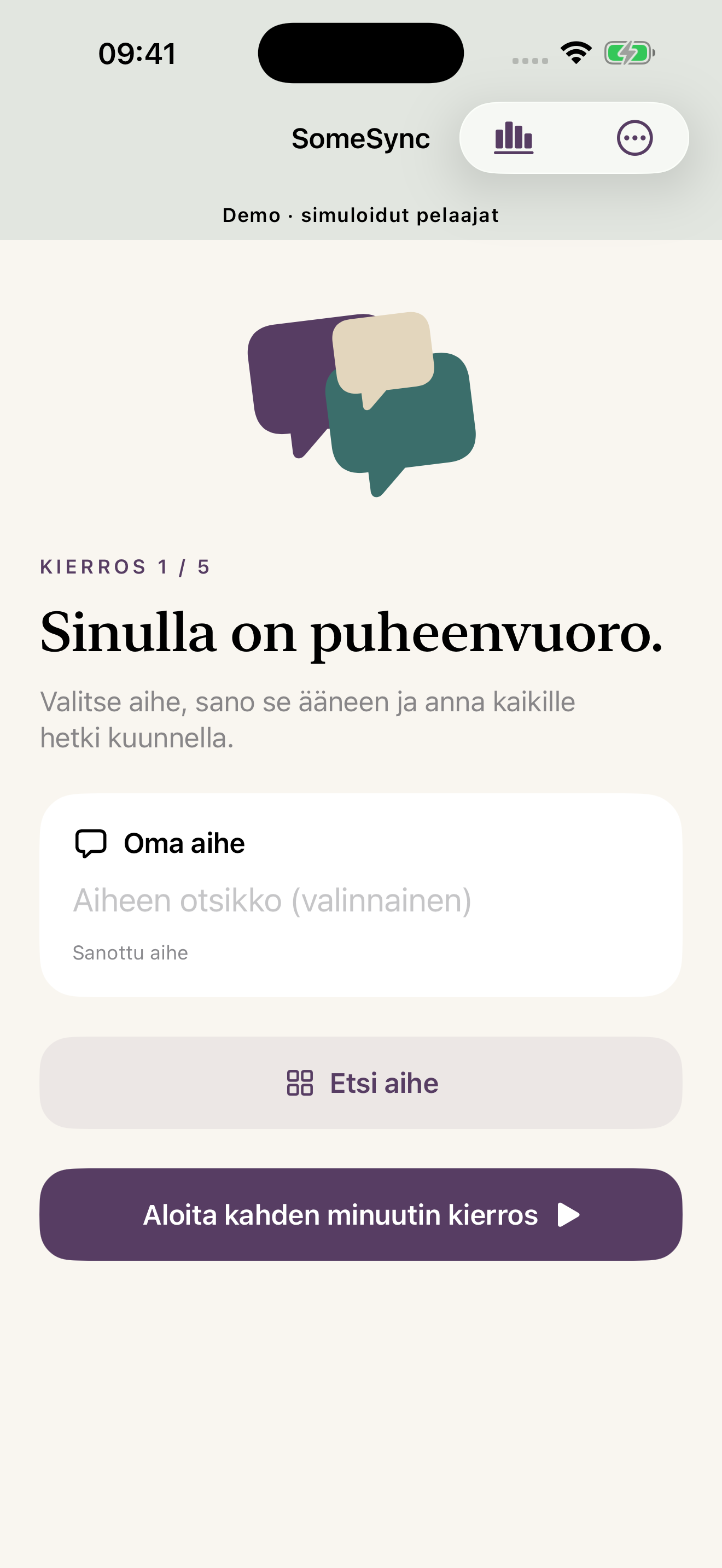 Valitse aihe