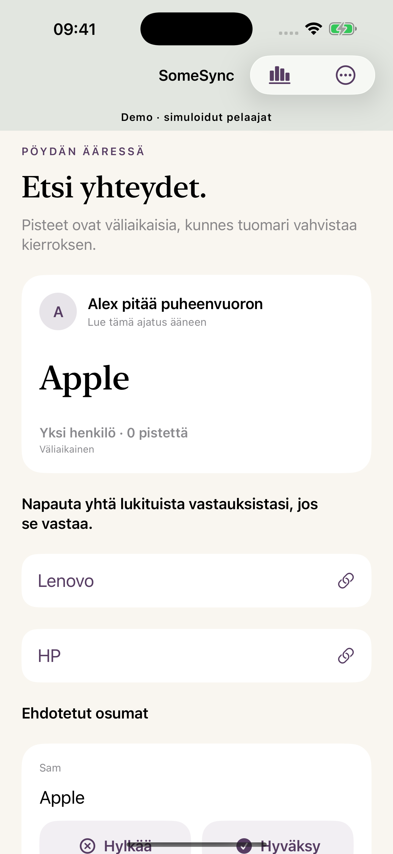 Pöydän ympäri
